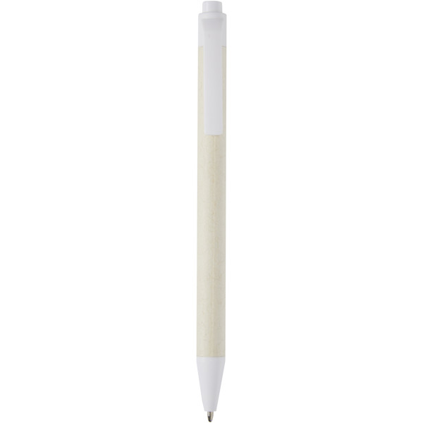 Dairy Dream recycled milk cartons ballpoint pen (black ink) - White