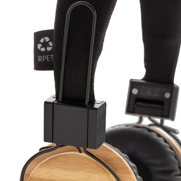 Bamboo wireless headphone