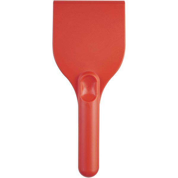 Chilly large recycled plastic ice scraper - Red