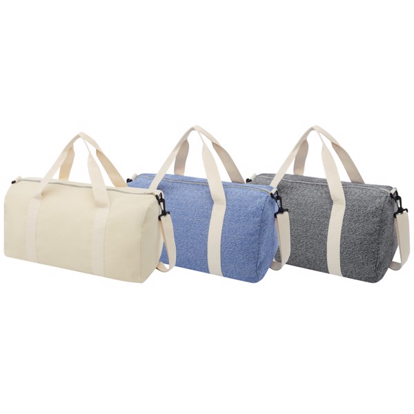 Bolsa de lona de poliéster y algodón reciclado de 450 g/m² "Pheebs" - Azul marino