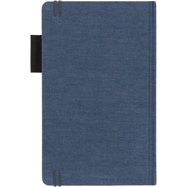 Jeans A5 fabric notebook - Light blue