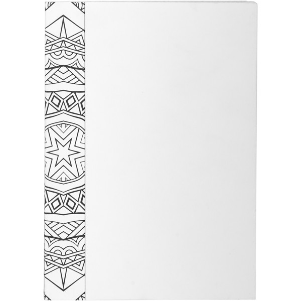 Doodle colouring notebook