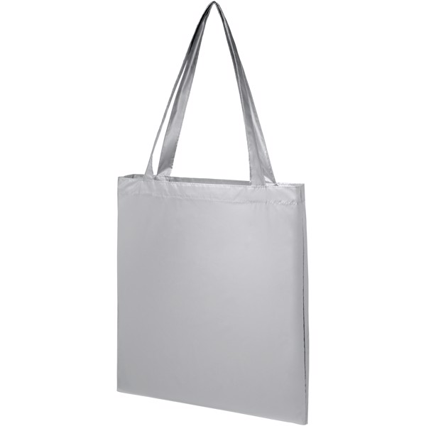 Bolsa Tote brillante "Salvador" - Plateado