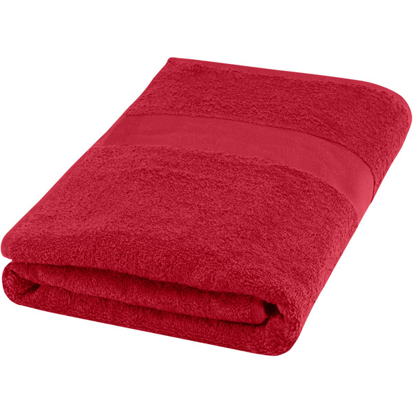 Amelia 450 g/m² cotton towel 70x140 cm - Red