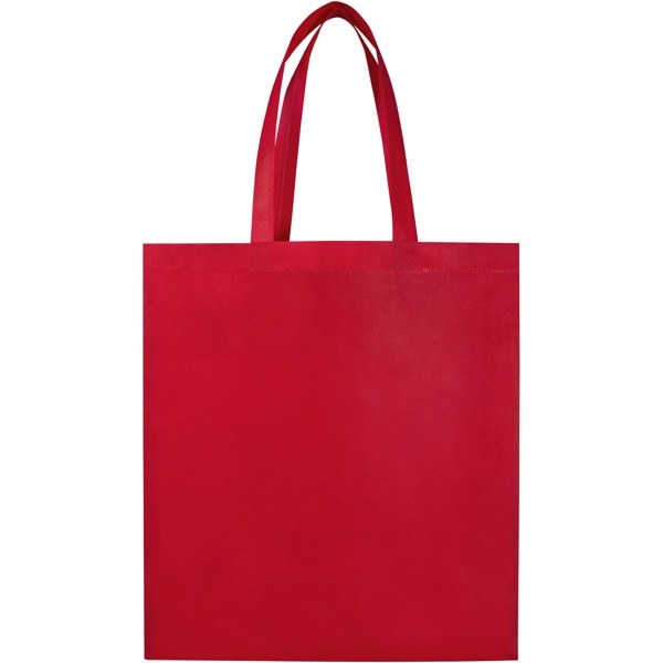 EcoSeal GRS recycled nonwoven gusset tote bag 12L - Red