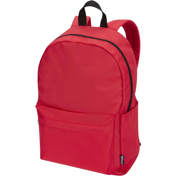 Byron 14\" GRS recycled city laptop backpack 16L - Red