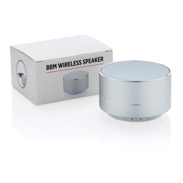 BBM wireless speaker - Silver