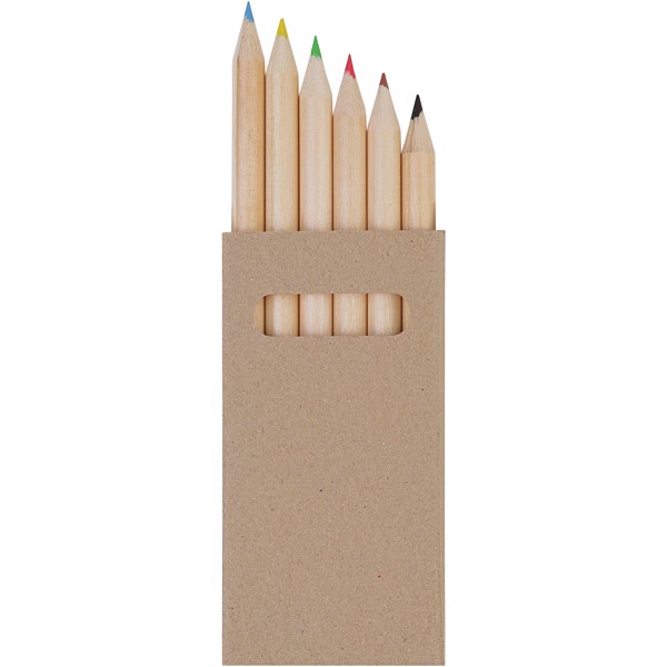 Ayola 6-piece coloured pencil set
