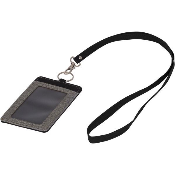 Eye-d melierter Ausweishalter mit Lanyard