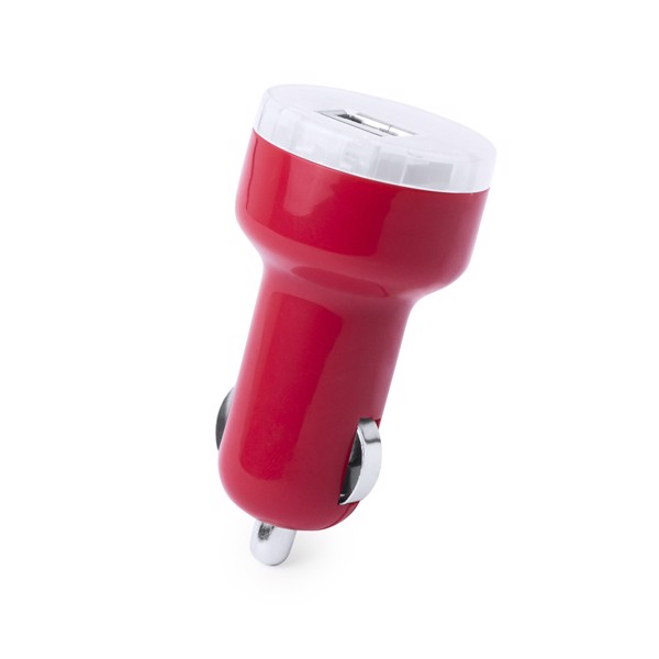USB Car Charger Denom - White