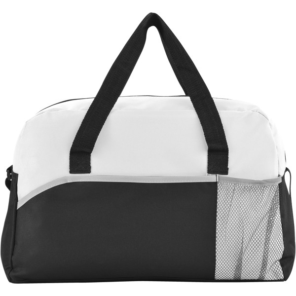 Energy duffel bag - Solid black / White