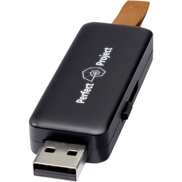 Light-up USB - Solid black / 32GB