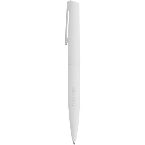 Milos soft-touch ballpoint pen - White