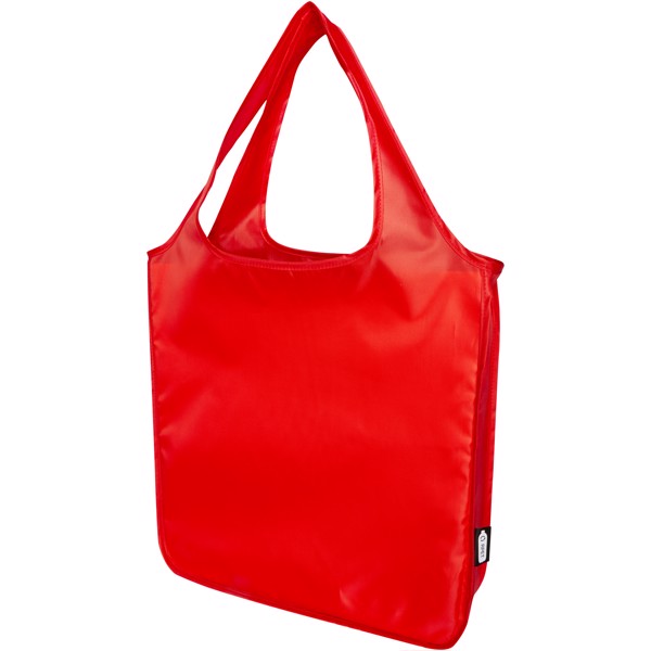 Ash RPET large foldable tote bag 14L - Red