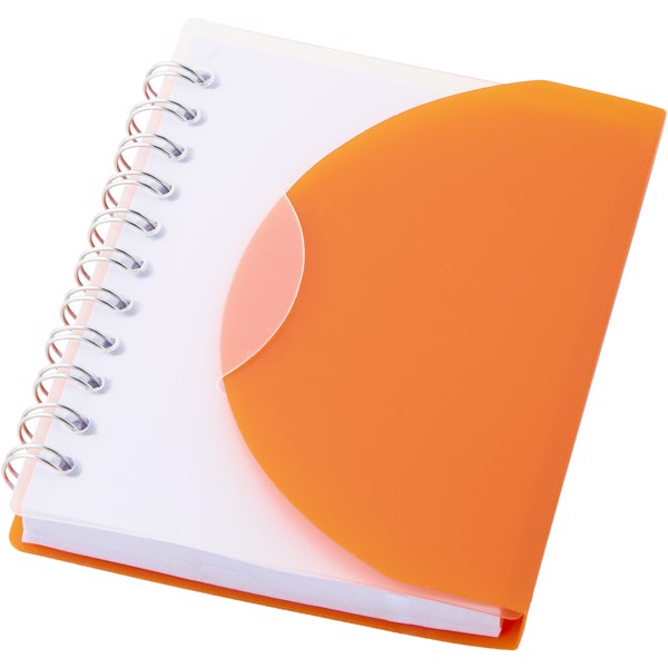 Post A7 spiral notebook with blank pages
