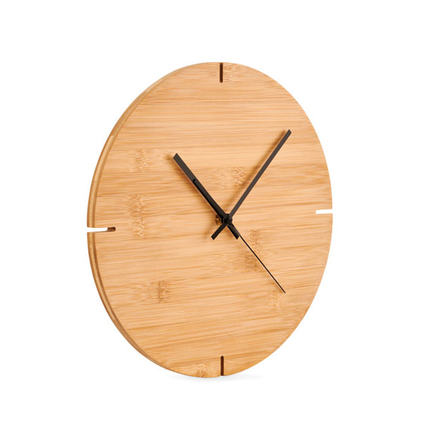 Round shape bamboo wall clock Esfere