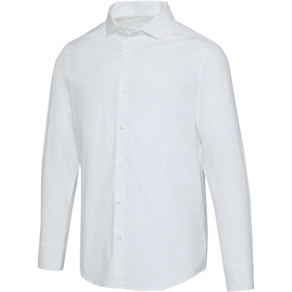 Carnelian poplin men's shirt - White / L