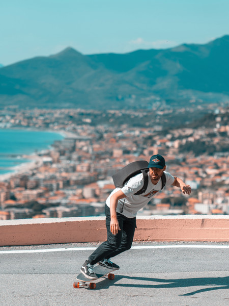 Bobby Hero Small, Anti-theft backpack - Anthracite / Grey