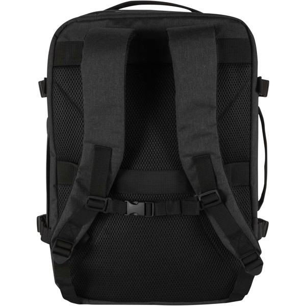 Libra 17" GRS recycled carry-on backpack 25L - Heather Charcoal