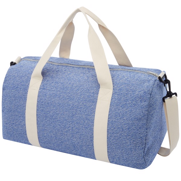 Bolsa de lona de poliéster y algodón reciclado de 450 g/m² "Pheebs" - Azul marino