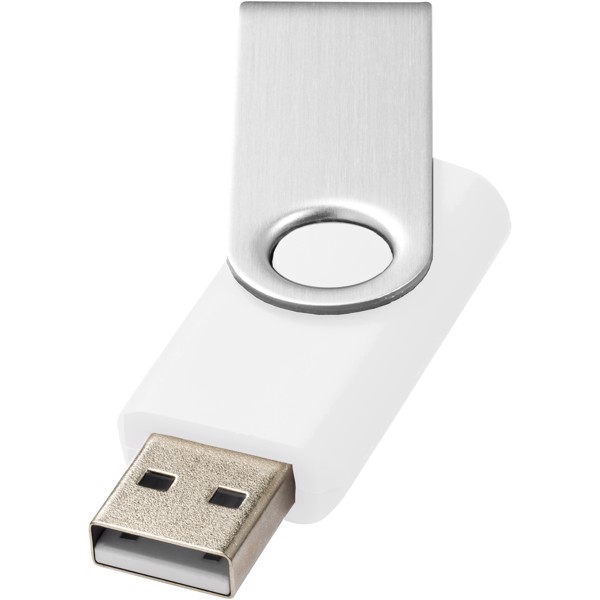 Memoria USB 'ROTATE' sin llavero - Blanco / 2GB