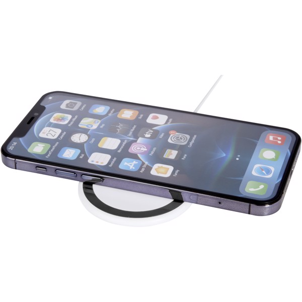 Base de carga magnética e inalámbrica de 10 W "Smack" - Negro intenso