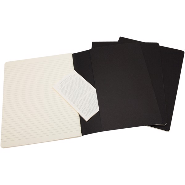 Moleskine Cahier Journal XL - ruled - Black