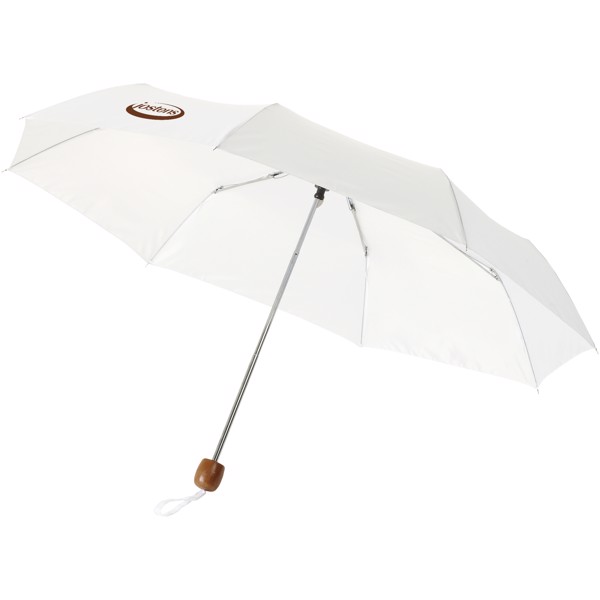 21,5" skládací deštník Lino - Bílá