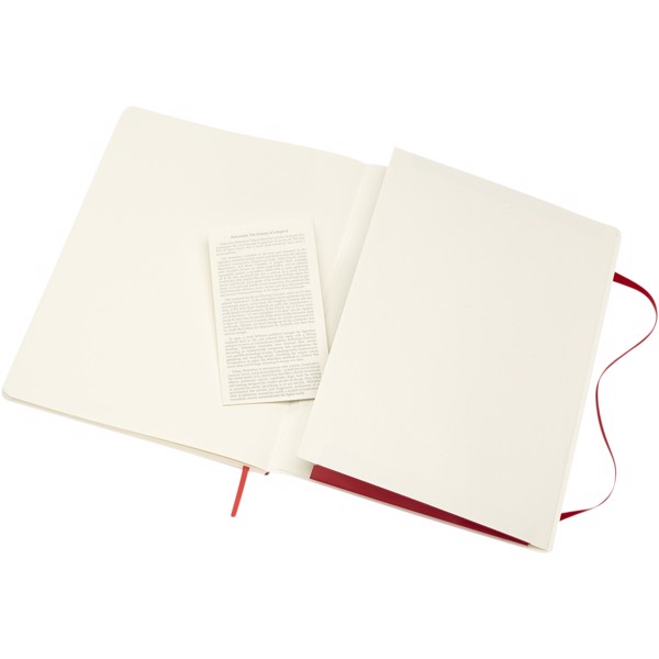 Classic XL soft cover notebook - dotted - Scarlet red