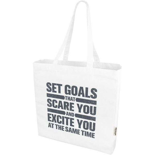 Odessa 220 g/m² GRS recycled tote bag 13L - White