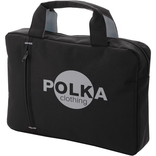 Detroit conference bag - Solid black / Grey