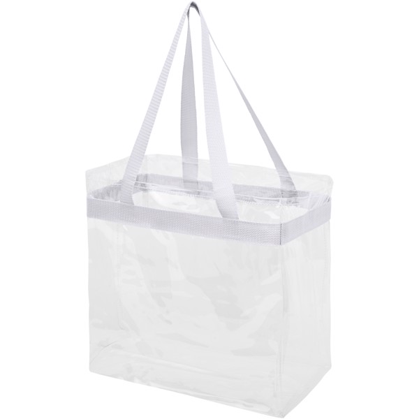 Hampton transparent tote bag - White / Transparent clear