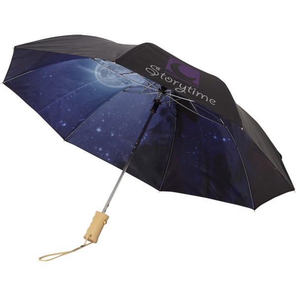 Clear-night 21" foldable auto open umbrella
