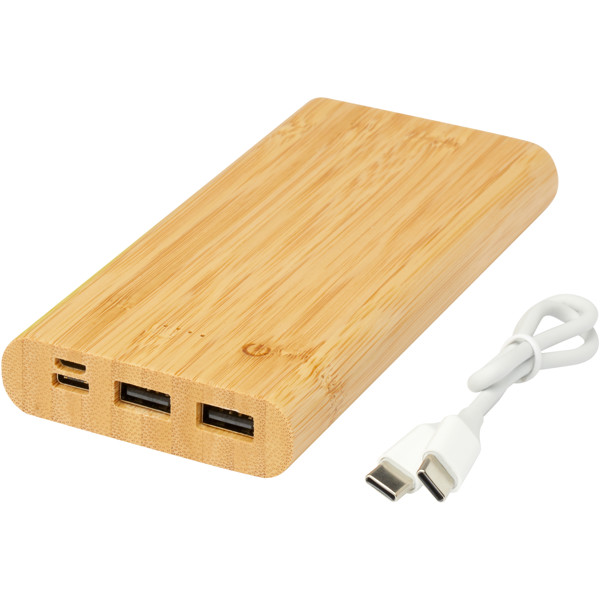 Tulda 10.000 mAh bamboo power bank
