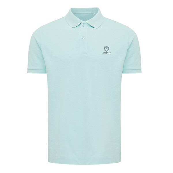 IQONIQ Yosemite recycled cotton pique polo - Crushed Mint / L