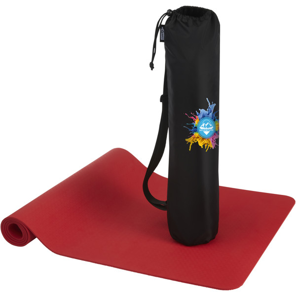 Virabha recycled TPE yoga mat - Red