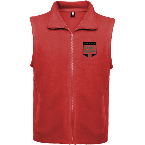 Bellagio unisex fleece bodywarmer - Red / 2XL