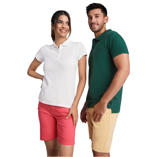 Prince organic cotton short sleeve women's polo - White / S