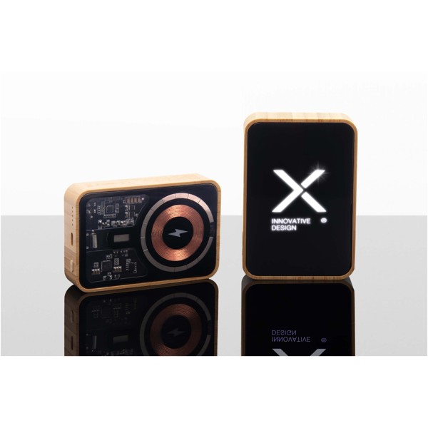 SCX.design P27 10.000 mAh MagSafe bamboo power bank
