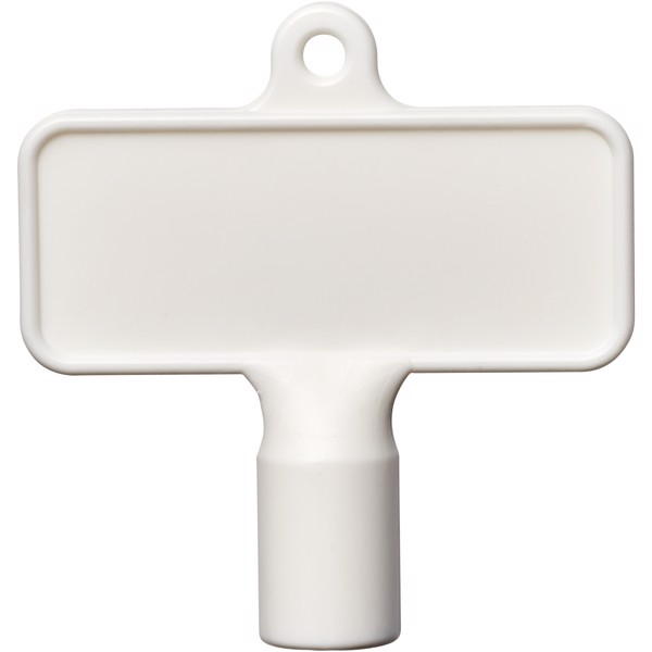 Maximilian rectangular universal utility key - White