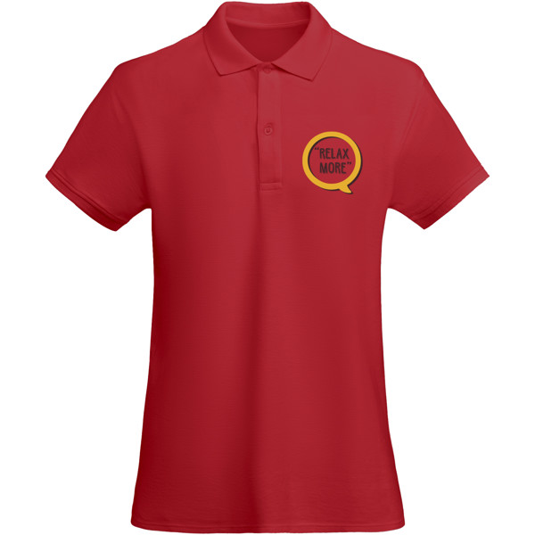 Prince organic cotton short sleeve women's polo - Red / M
