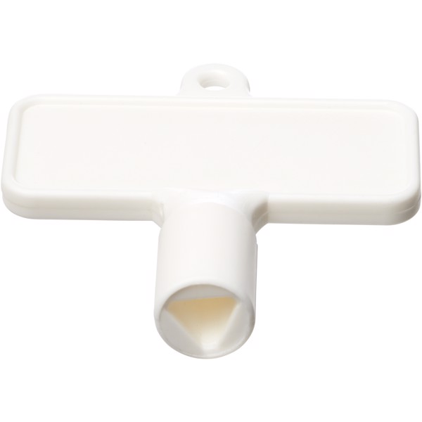 Maximilian rectangular universal utility key - White