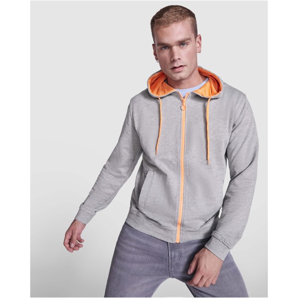 Fuji unisex sweat jacket - Royal Blue / Fluor Yellow / S