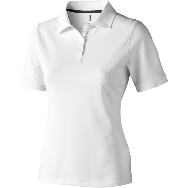 Calgary short sleeve women's polo - White / XL