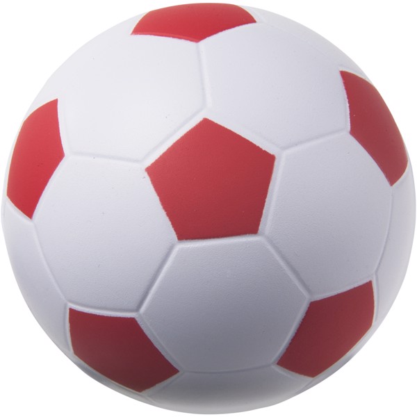 Balón de fútbol antiestrés "Football" - Rojo / Blanco