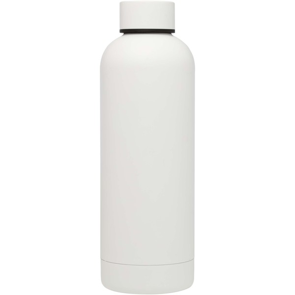Spring 500 ml RCS certified recycled stainless steel copper vacuum insulated bottle - White