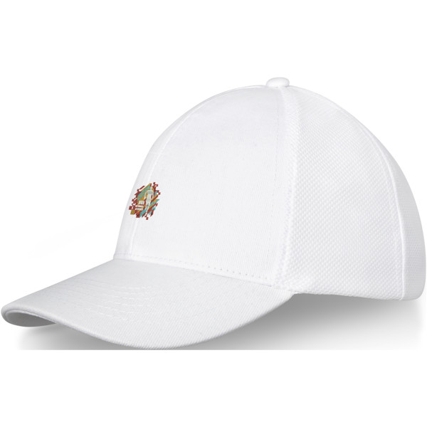 Drake Trucker Kappe mit 6 Segmenten - weiss