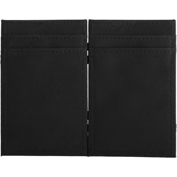 Adventurer RFID secure flip-over wallet - Solid black