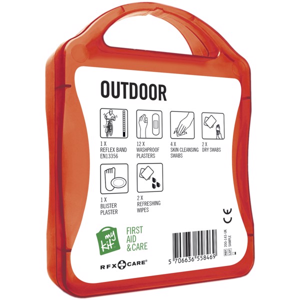Lékarnička Outdoor - Červená s efektem námrazy