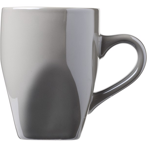 Taza de cerámica de alto brillo “Cosmic” - Gris